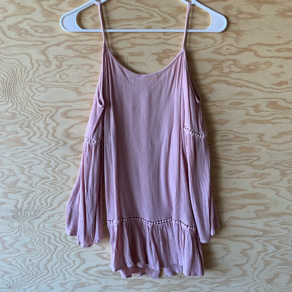 Shoulderleas long sleeve dress - Picture 2 of 3